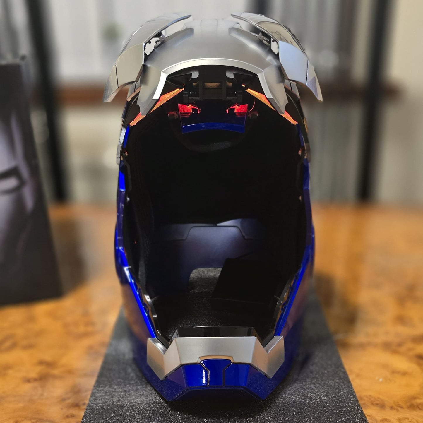IRONMAN MK5 HELMET BLUE/MATTE SILVER