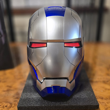 IRONMAN MK5 HELMET BLUE/MATTE SILVER