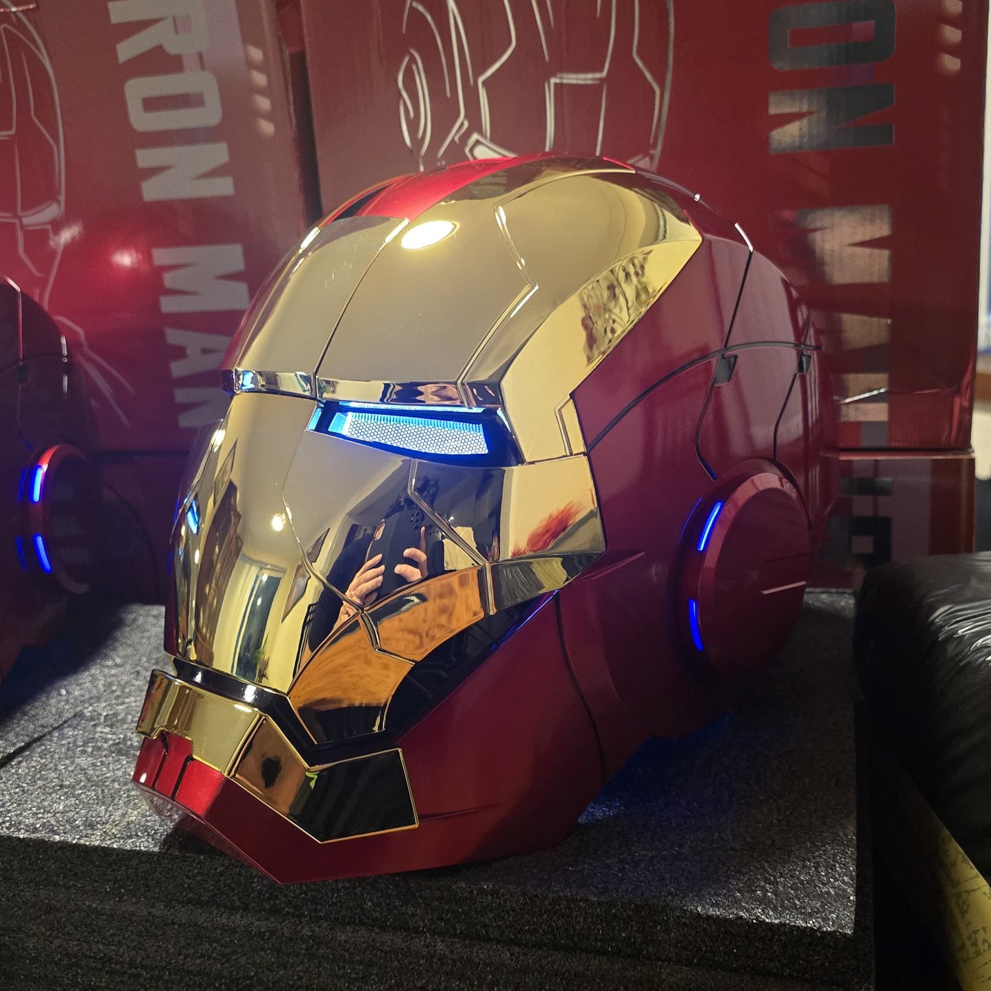 IRONMAN MK5 HELMET SHINY GOLD