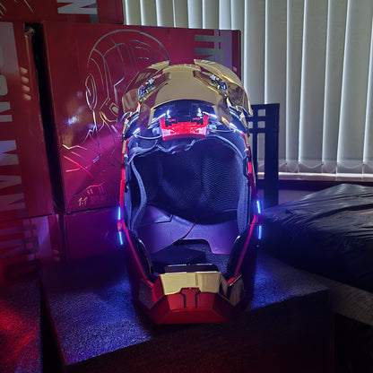 IRONMAN MK5 HELMET SHINY GOLD