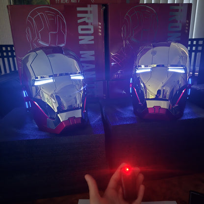 IRONMAN MK5 HELMET CHROME SILVER