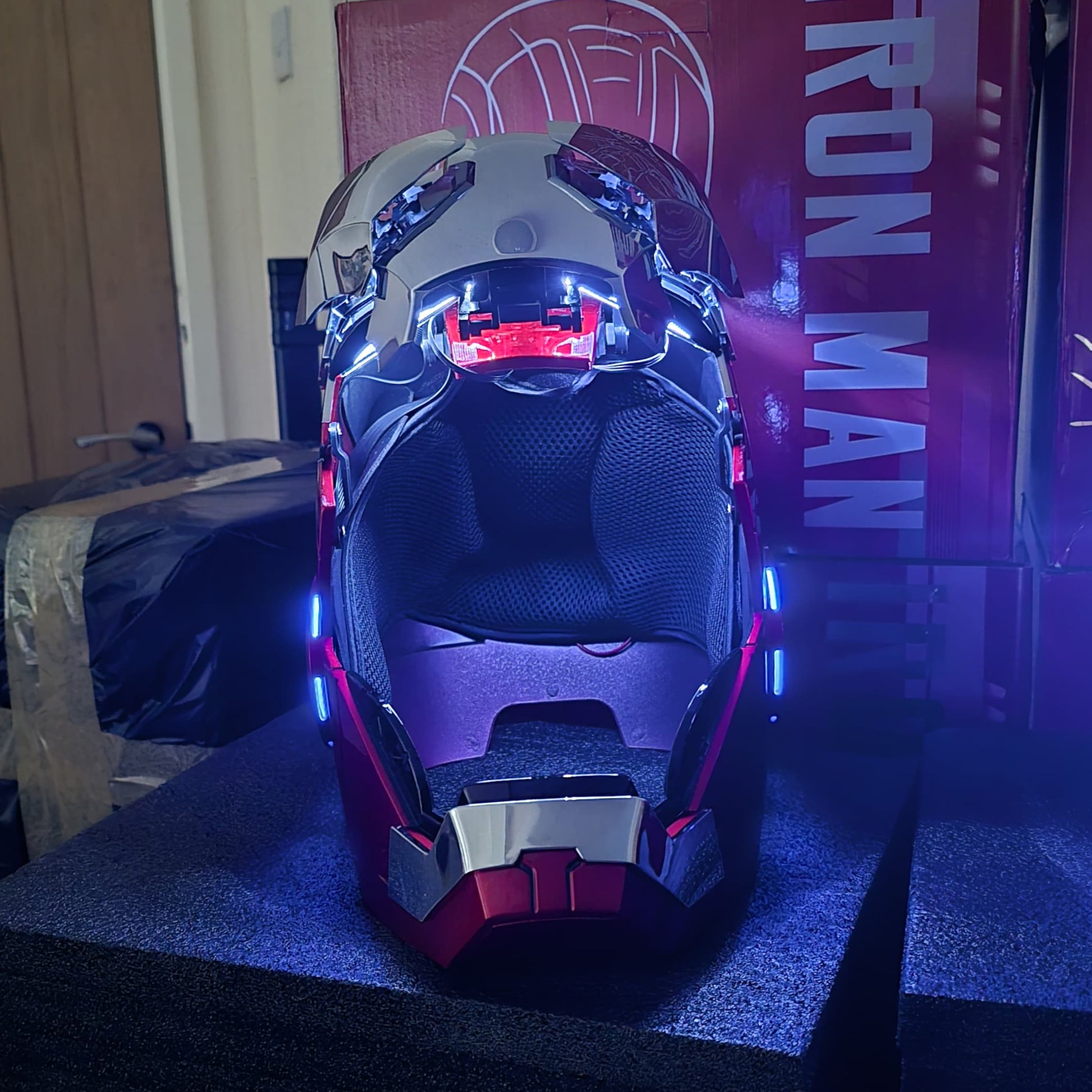iron man chrome helmet IRONMAN MK5 HELMET CHROME SILVER – ToyForce.co