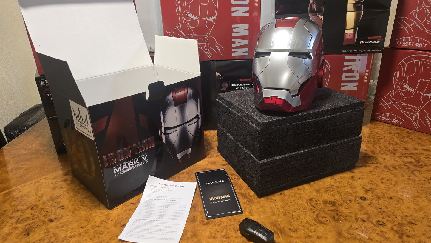 IRONMAN MK5 HELMET MATTE SILVER