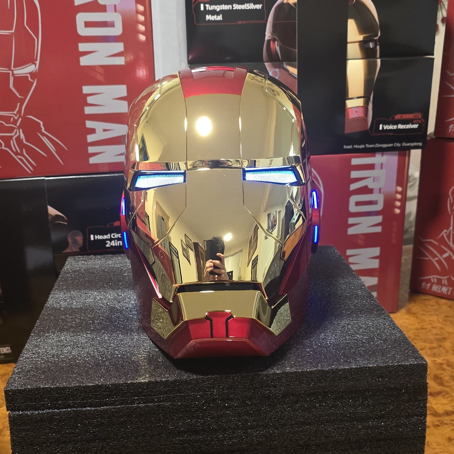 IRONMAN MK5 HELMET SHINY GOLD