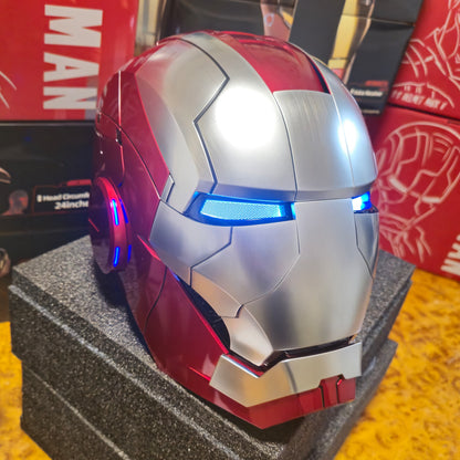 IRONMAN MK5 HELMET MATTE SILVER