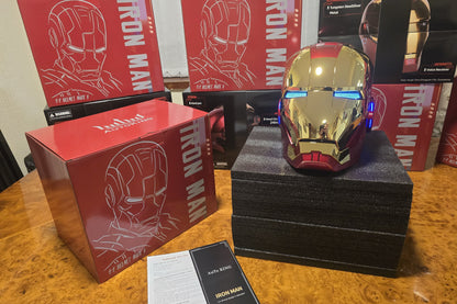 IRONMAN MK5 HELMET SHINY GOLD