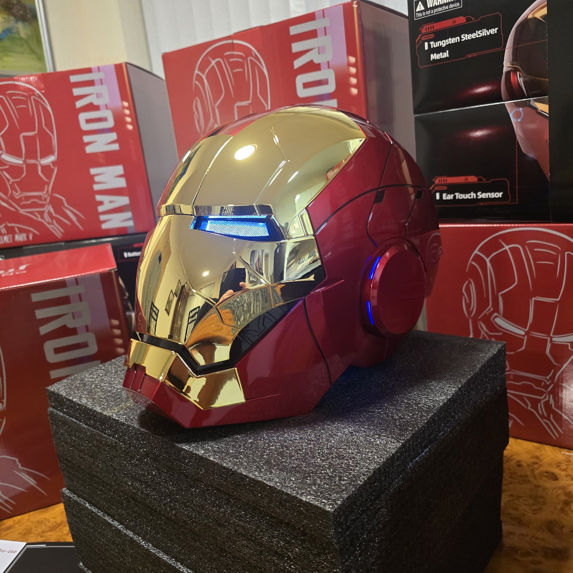 IRONMAN MK5 HELMET SHINY GOLD – ToyForce.co IRONMAN MK5 HELMET SHINY GOLD – ToyForce.co